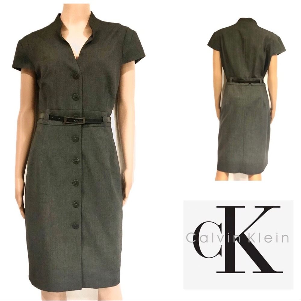 CK Button Down Dress